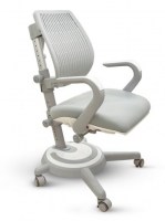 Детское ортопедическое кресло Mealux Ergoback - серый однотонный 